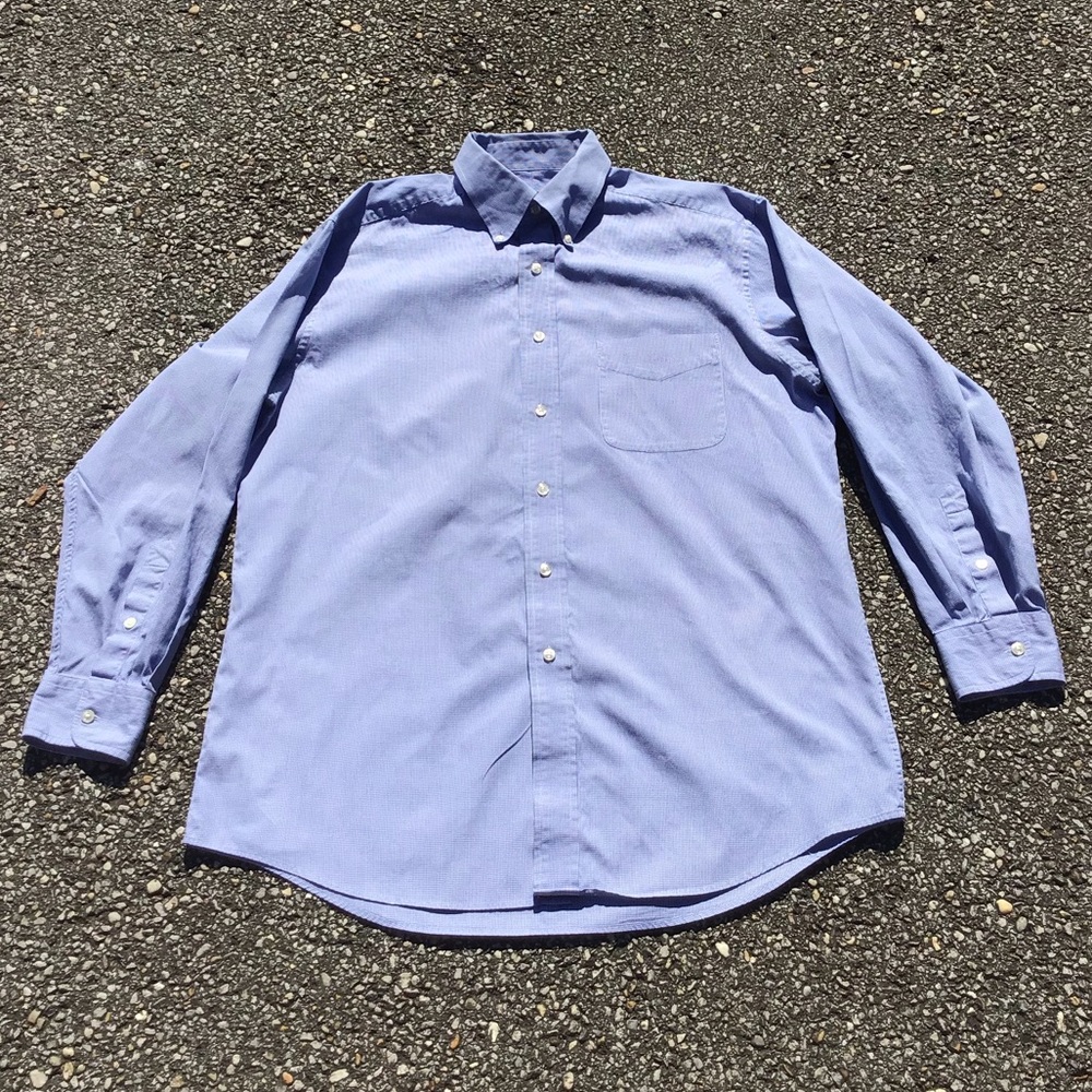Club Room Men’s L/S Button Down Blue L 32/33